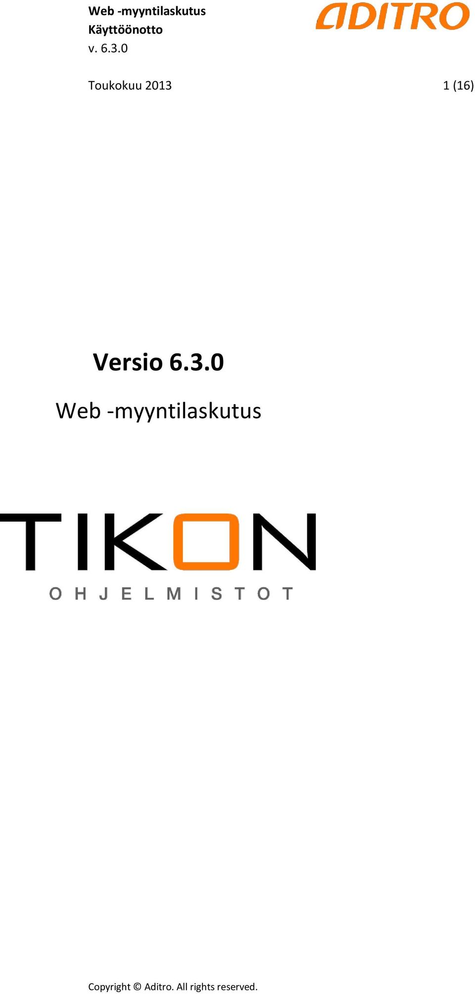 6.3.0 Web