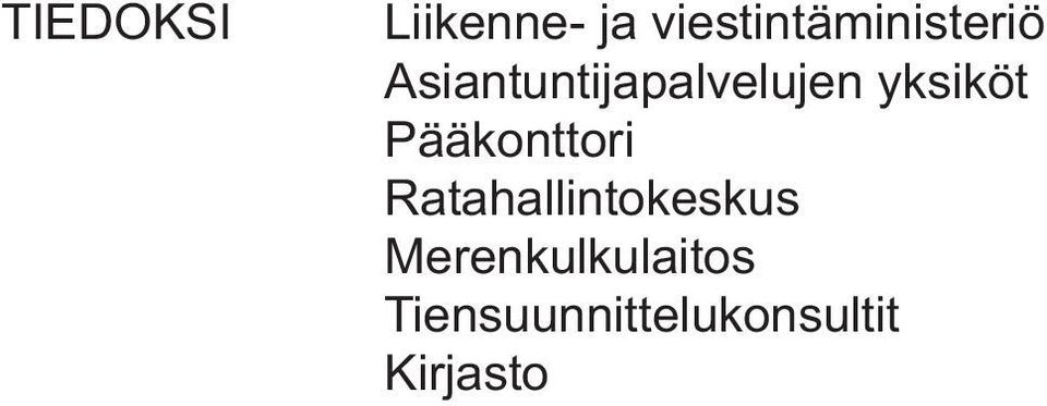 Asiantuntijapalvelujen yksiköt