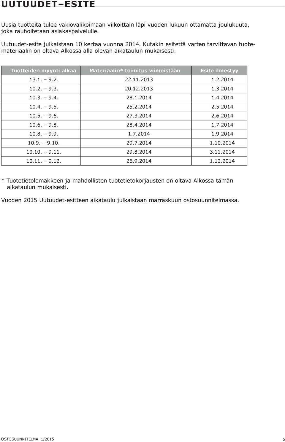 2013 1.2.2014 10.2. 9.3. 20.12.2013 1.3.2014 10.3. 9.4. 28.1.2014 1.4.2014 10.4. 9.5. 25.2.2014 2.5.2014 10.5. 9.6. 27.3.2014 2.6.2014 10.6. 9.8. 28.4.2014 1.7.2014 10.8. 9.9. 1.7.2014 1.9.2014 10.9. 9.10. 29.