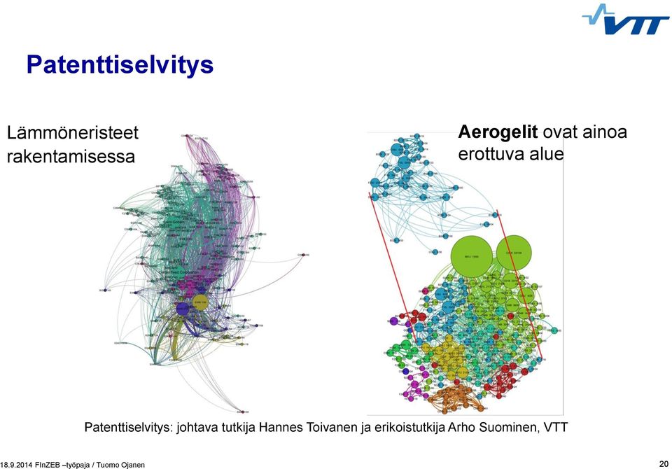 alue Patenttiselvitys: johtava tutkija Hannes Toivanen ja