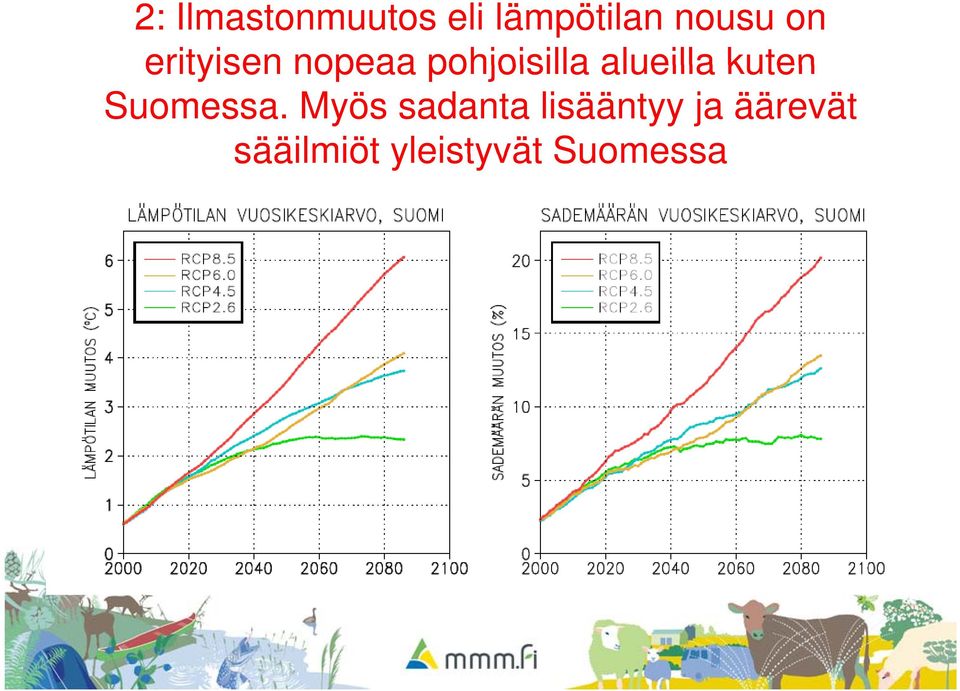 alueilla kuten Suomessa.