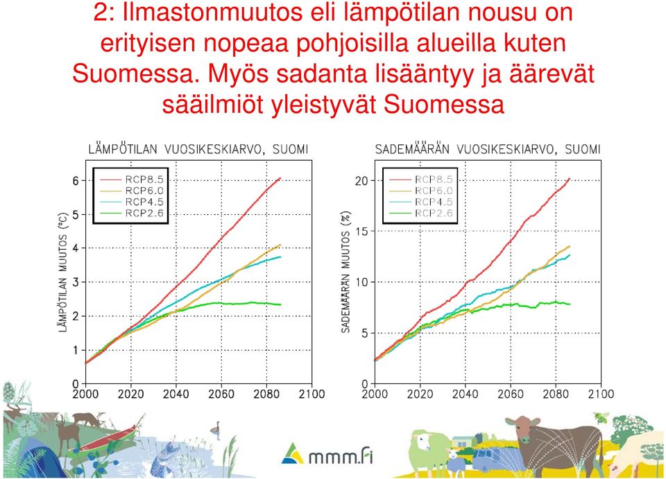 alueilla kuten Suomessa.