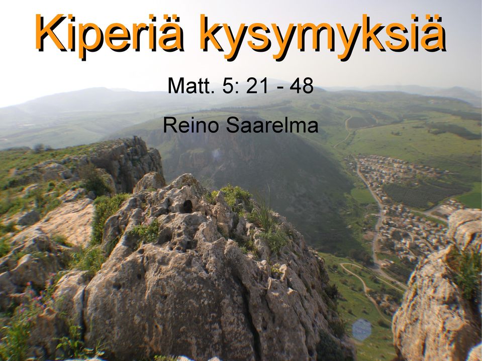 Matt. 5: