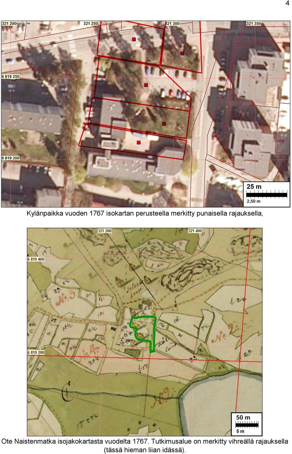 isojakokartasta vuodelta 1767.