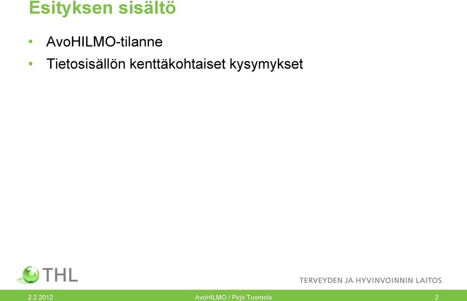 Tietosisällön