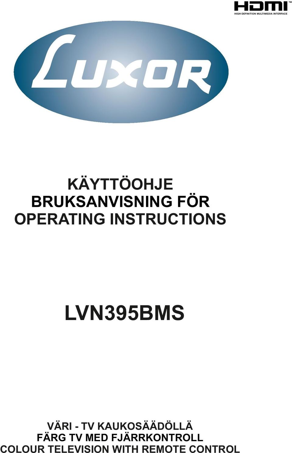 - TV KAUKOSÄÄDÖLLÄ FÄRG TV MED