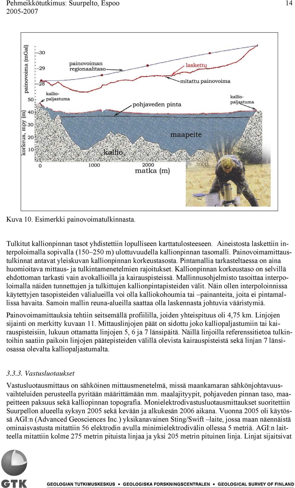 Pintamallia tarkasteltaessa on aina huomioitava mittaus- ja tulkintamenetelmien rajoitukset. Kallionpinnan korkeustaso on selvillä ehdottoman tarkasti vain avokallioilla ja kairauspisteissä.