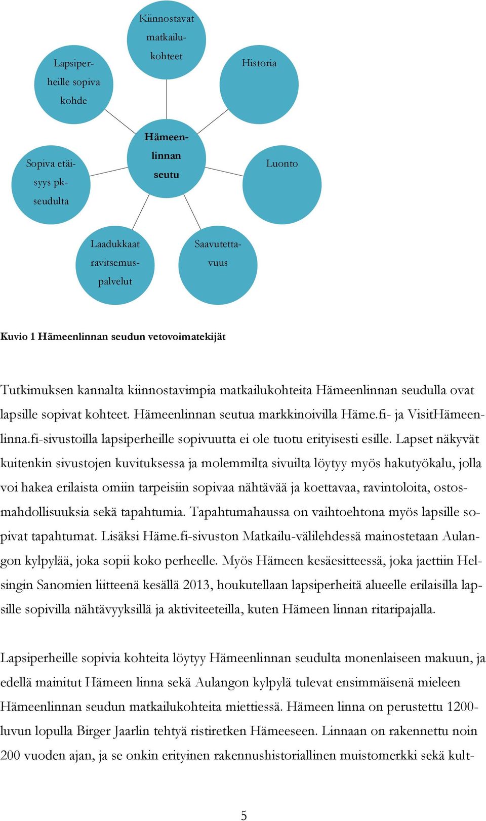 fi-sivustoilla lapsiperheille sopivuutta ei ole tuotu erityisesti esille.