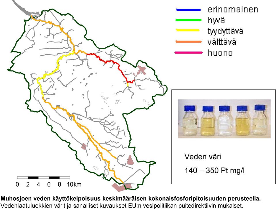 kokonaisfosforipitoisuuden perusteella.