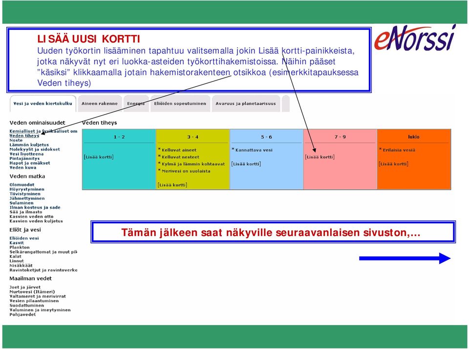 työkorttihakemistoissa.