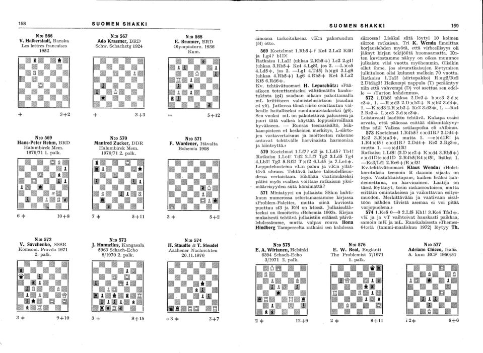 Brunner, BRD Olympiaturn. 1936 Kum. -*//~~.1. 1 \!l..ll..l.:s.1 1. ~~ R M rt ~ n -g:nn~ -S+12 N:o 571 F. Wardener, Itävalta Bohemia 1908 ainoana tarkoituksena v K:n pakoruudun (f4) otto.