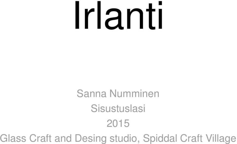 Craft and Desing