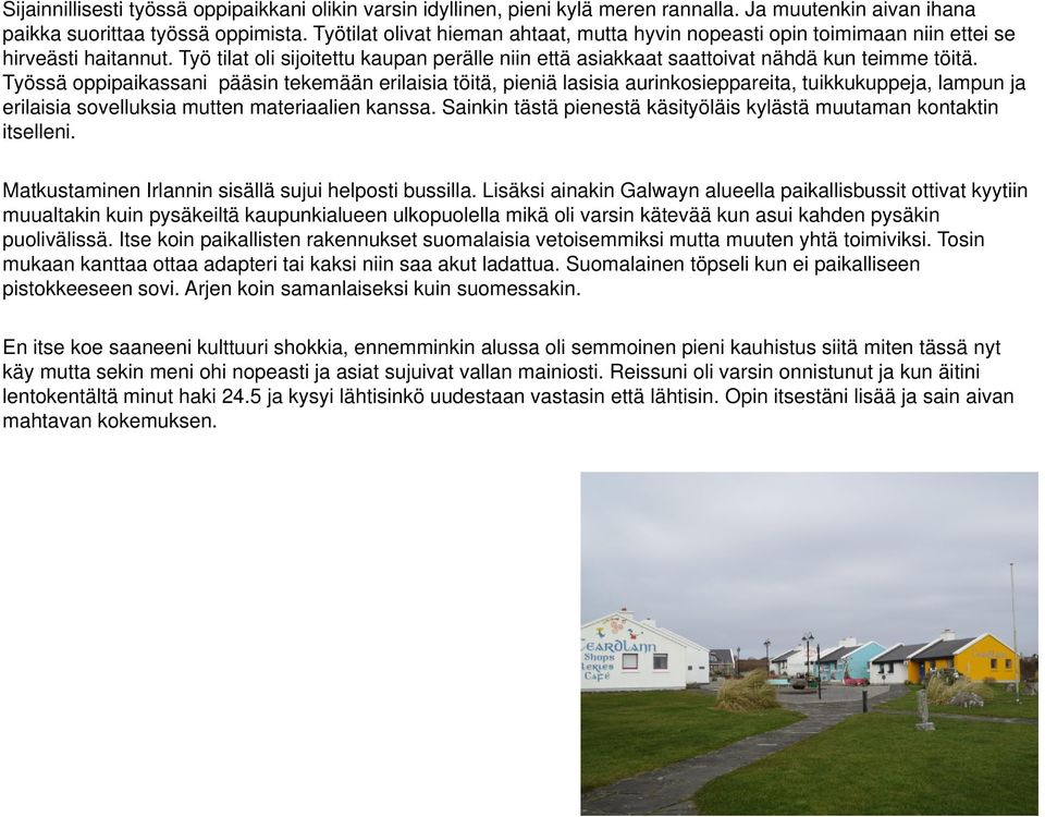 Työssä oppipaikassani pääsin tekemään erilaisia töitä, pieniä lasisia aurinkosieppareita, tuikkukuppeja, lampun ja erilaisia sovelluksia mutten materiaalien kanssa.