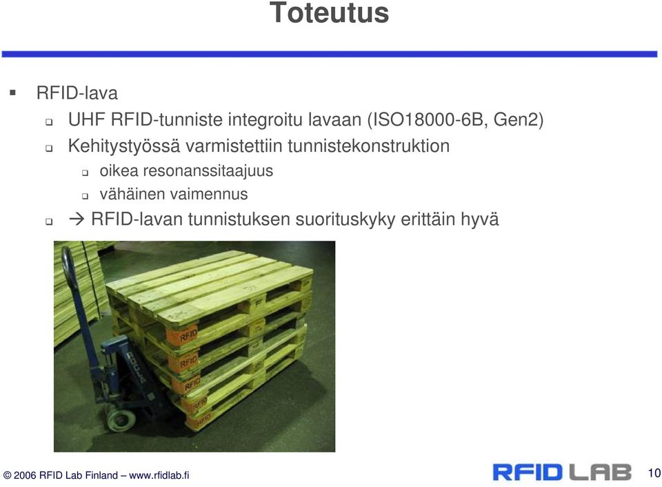 tunnistekonstruktion oikea resonanssitaajuus vähäinen vaimennus