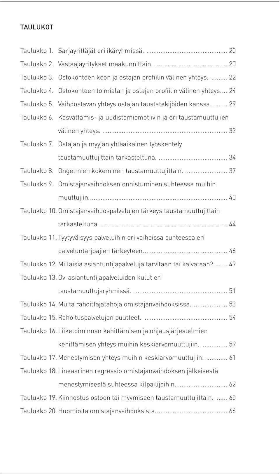 Kasvattamis- ja uudistamismotiivin ja eri taustamuuttujien välinen yhteys.... 32 Taulukko 7. Ostajan ja myyjän yhtäaikainen työskentely taustamuuttujittain tarkasteltuna.... 34 Taulukko 8.