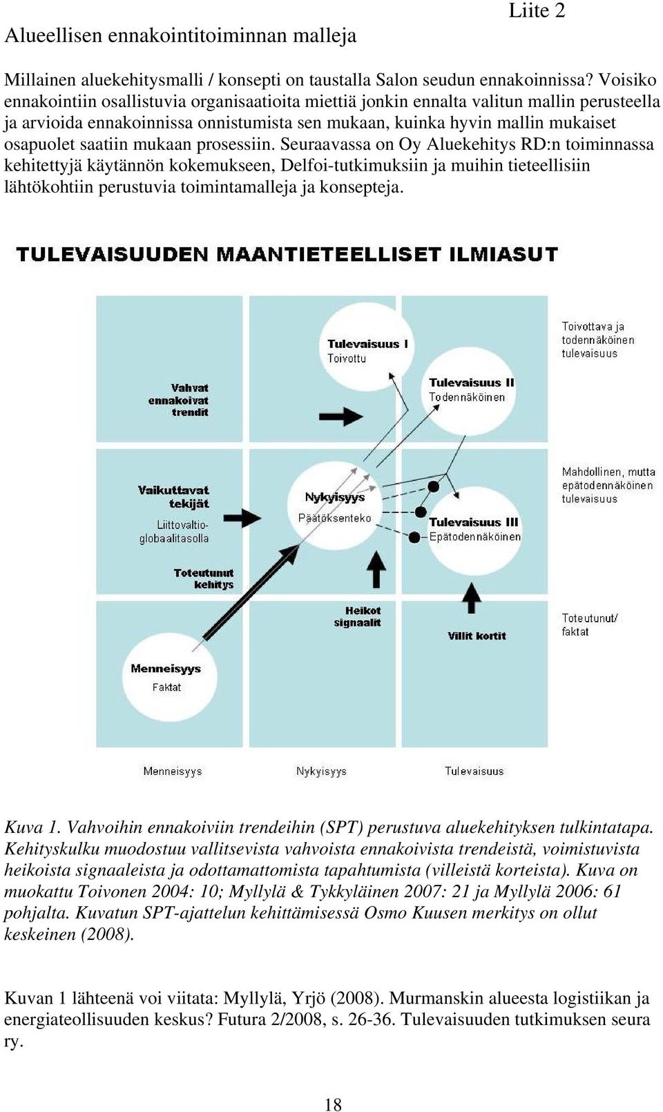 mukaan prosessiin. Seuraavassa on Oy Aluekehitys RD:n toiminnassa kehitettyjä käytännön kokemukseen, Delfoi-tutkimuksiin ja muihin tieteellisiin lähtökohtiin perustuvia toimintamalleja ja konsepteja.