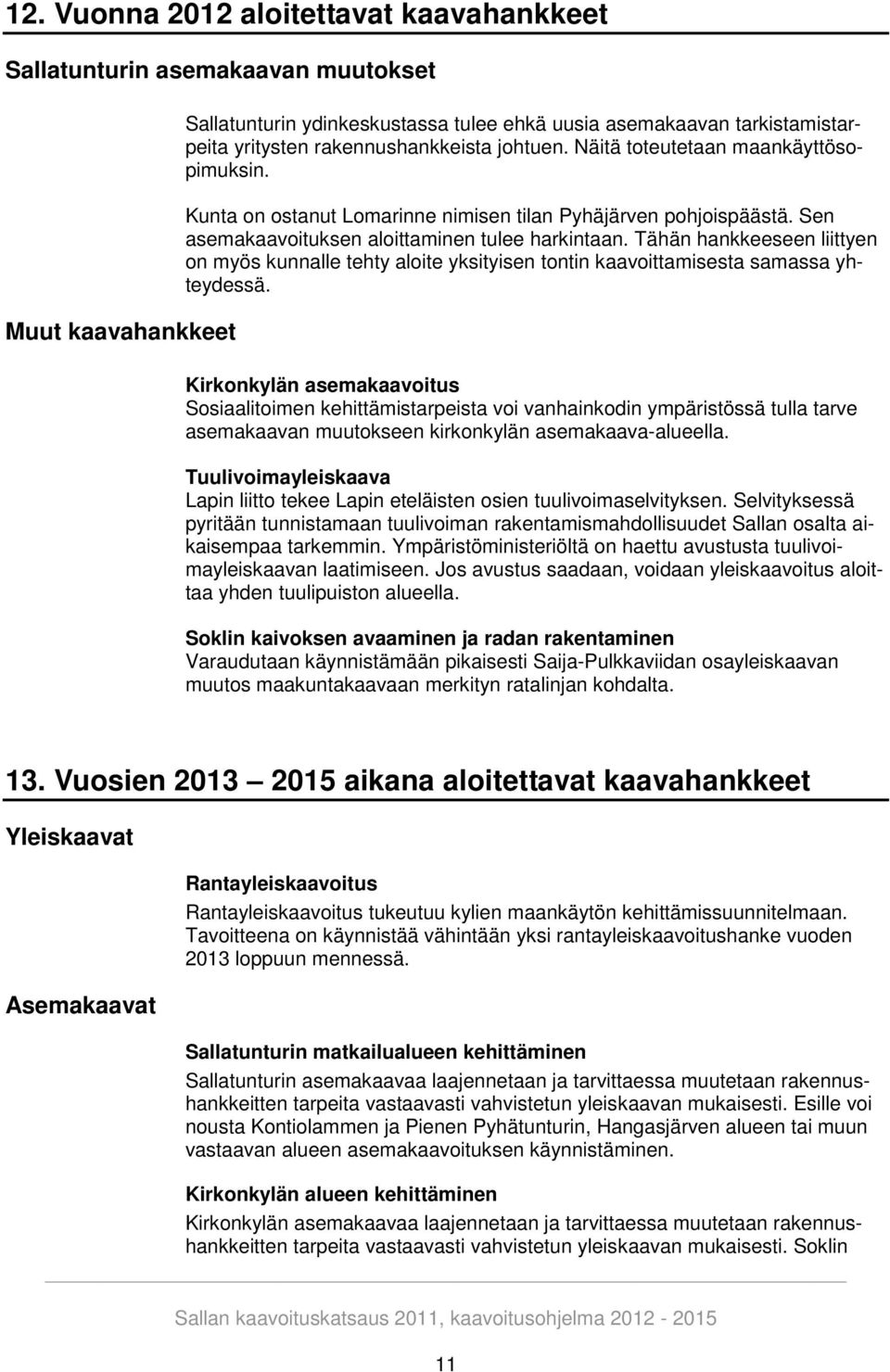 Tähän hankkeeseen liittyen on myös kunnalle tehty aloite yksityisen tontin kaavoittamisesta samassa yhteydessä.