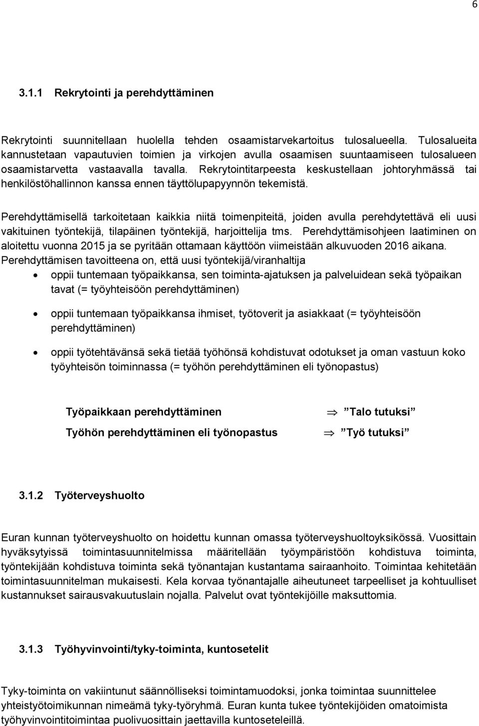 Rekrytointitarpeesta keskustellaan johtoryhmässä tai henkilöstöhallinnon kanssa ennen täyttölupapyynnön tekemistä.