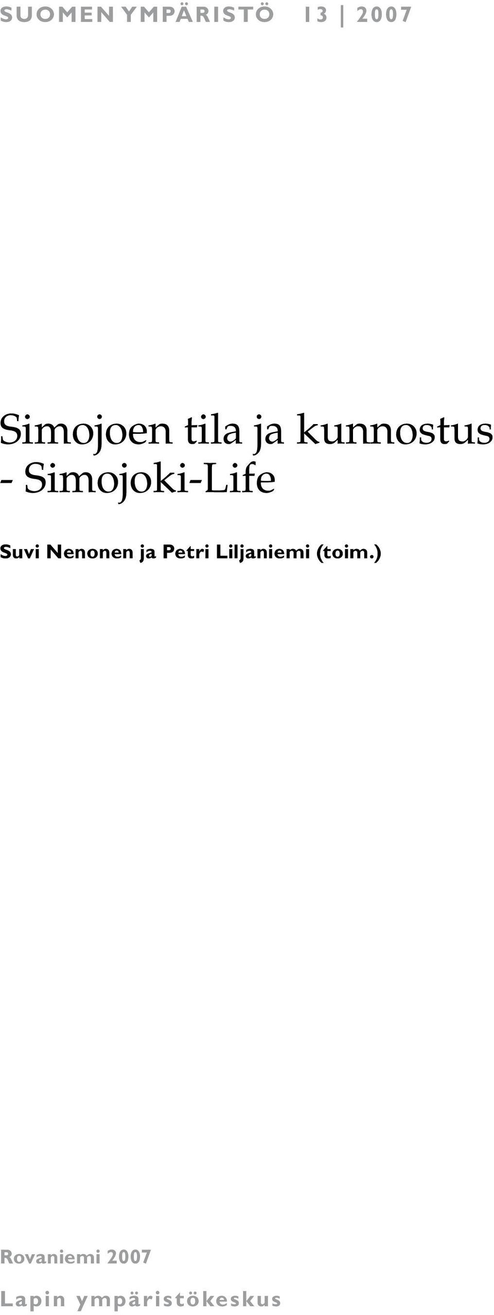 Suvi Nenonen ja Petri Liljaniemi