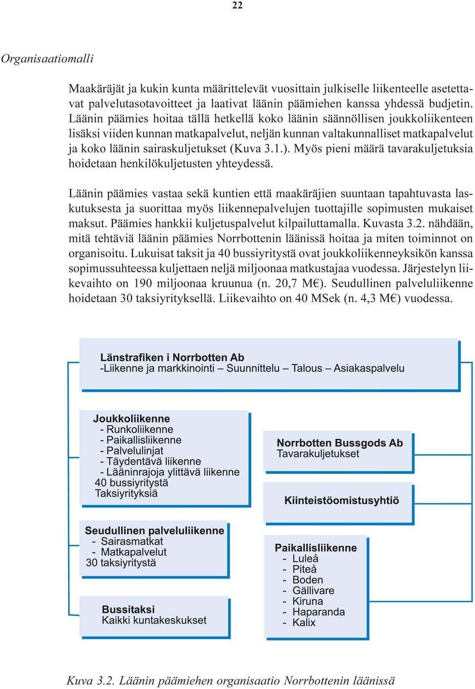 3.1.). Myös pieni määrä tavarakuljetuksia hoidetaan henkilökuljetusten yhteydessä.