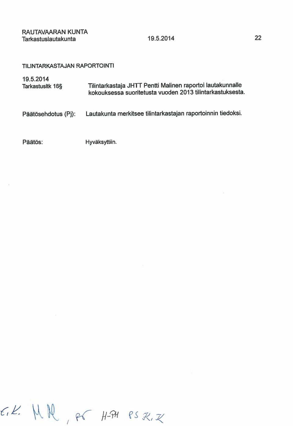 tiedoksi.
