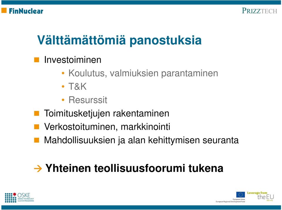 rakentaminen Verkostoituminen, markkinointi
