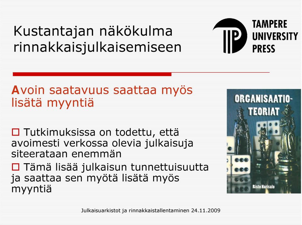 olevia julkaisuja siteerataan enemmän Tämä lisää