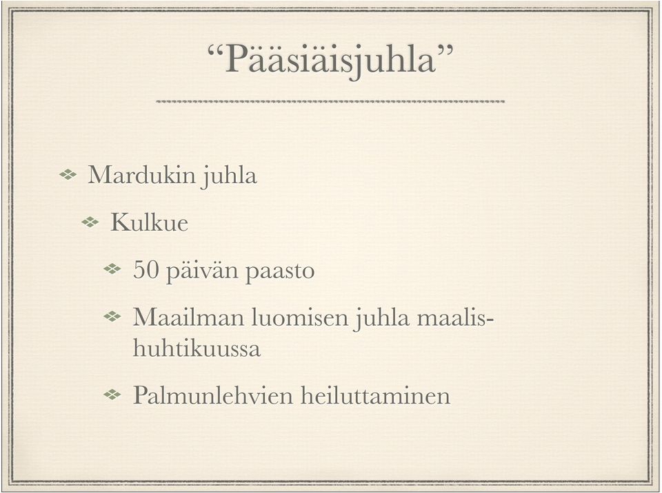 Maailman luomisen juhla