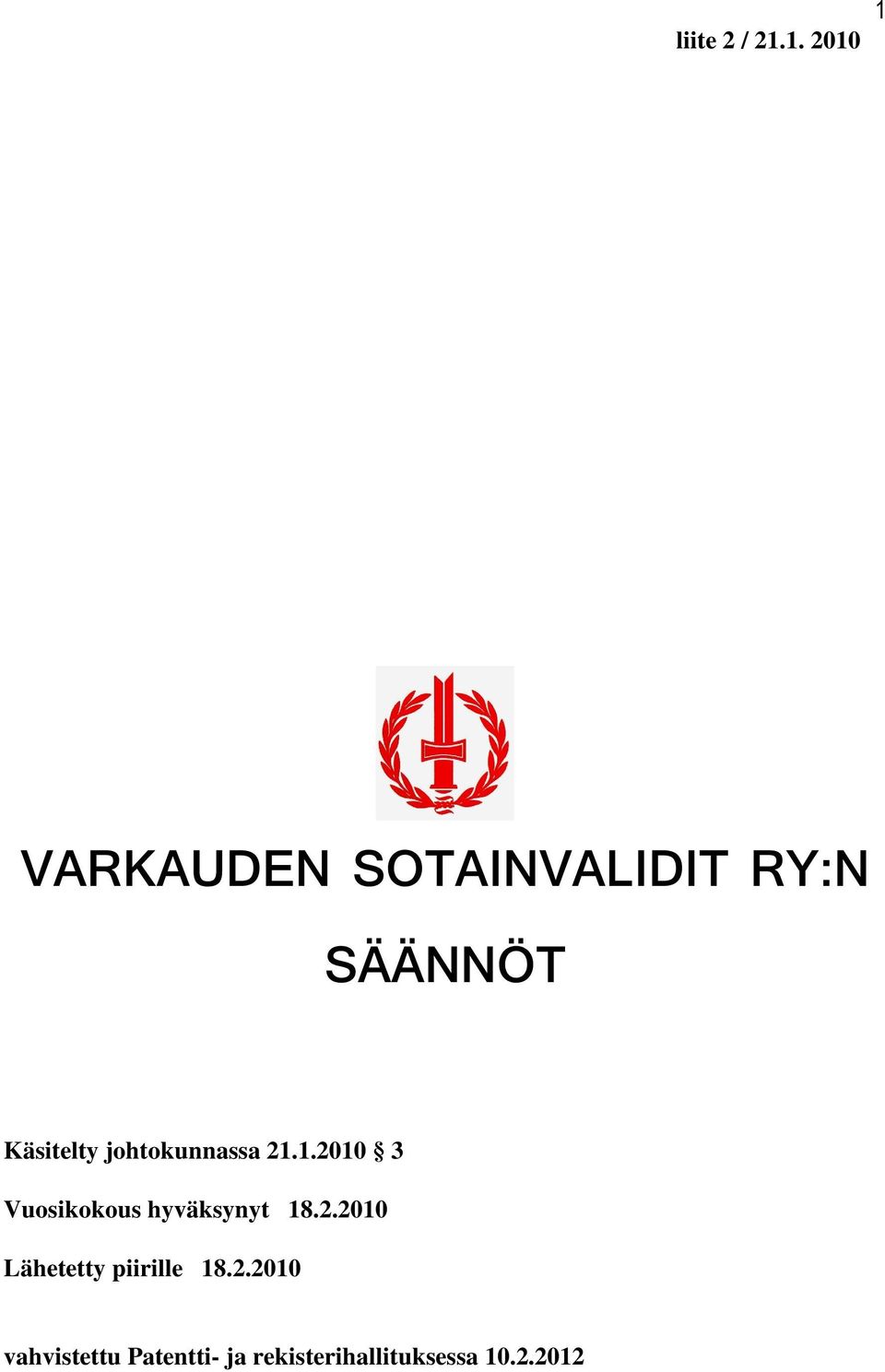 Käsitelty johtokunnassa 21.