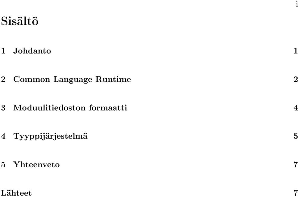 Moduulitiedoston formaatti 4 4