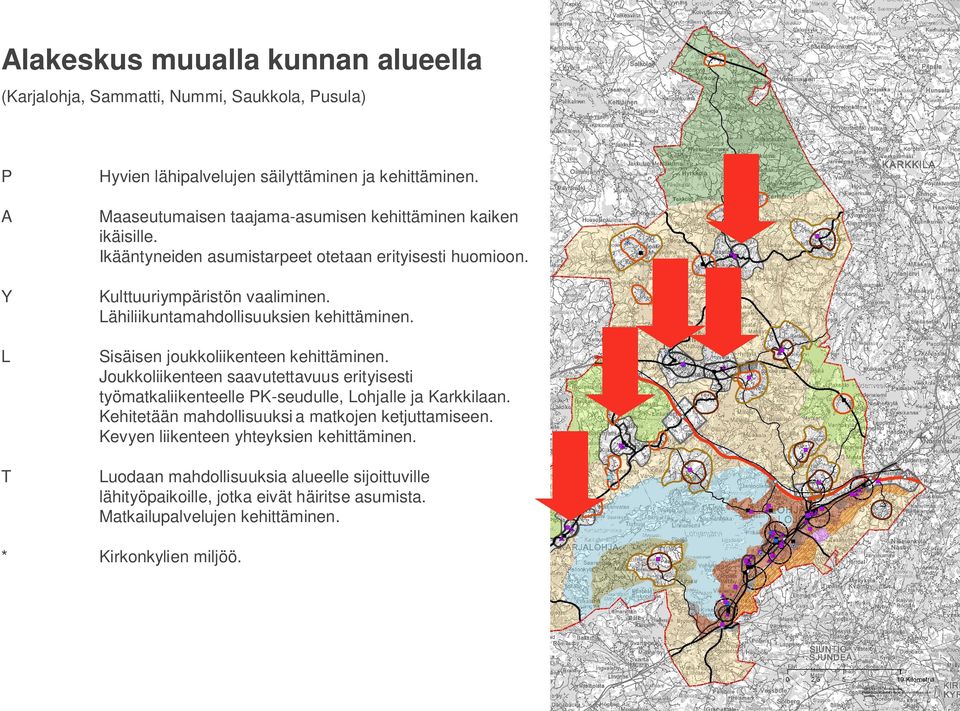 ähiliikuntamahdollisuuksien kehittäminen. Sisäisen joukkoliikenteen kehittäminen.