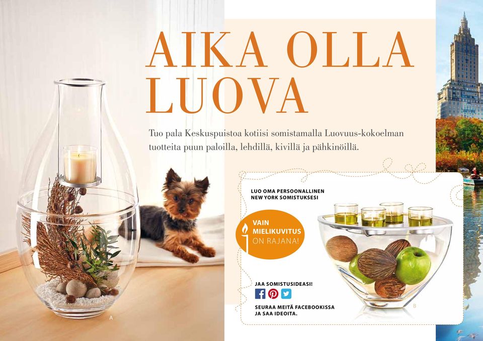 pähkinöillä.