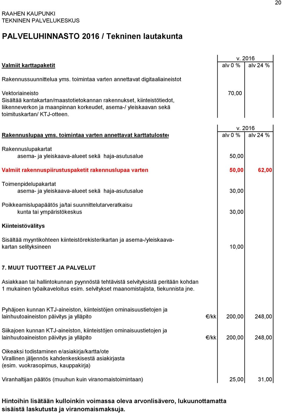 sekä toimituskartan/ KTJ-otteen. Rakennuslupaa yms.