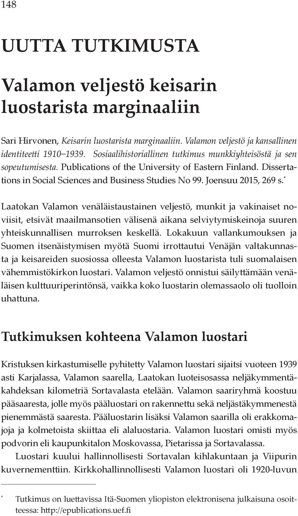 Joensuu 2015, 269 s.