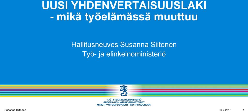 Susanna Siitonen Työ- ja