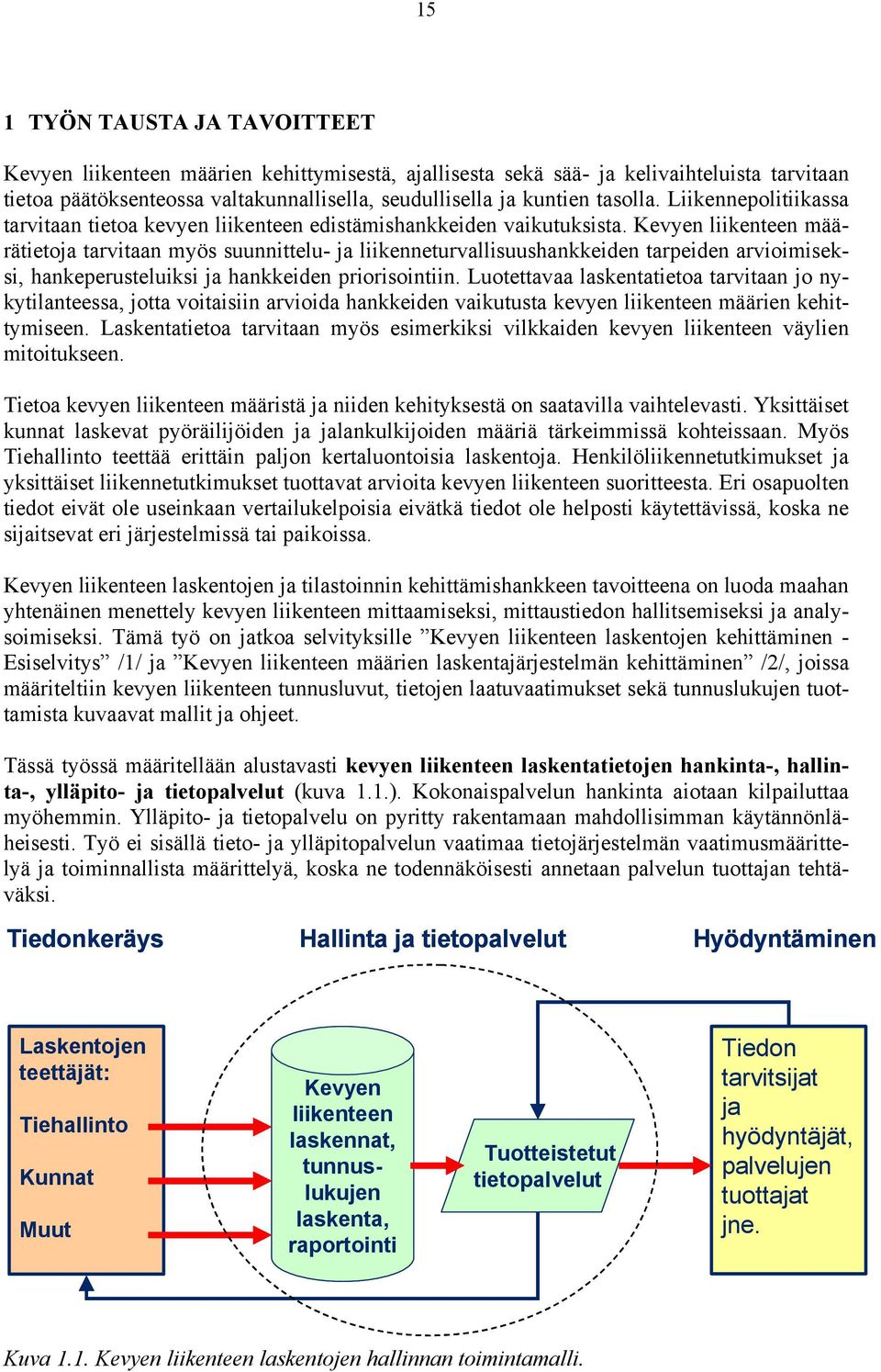 Kevyen liikenteen määrätietoja tarvitaan myös suunnittelu- ja liikenneturvallisuushankkeiden tarpeiden arvioimiseksi, hankeperusteluiksi ja hankkeiden priorisointiin.