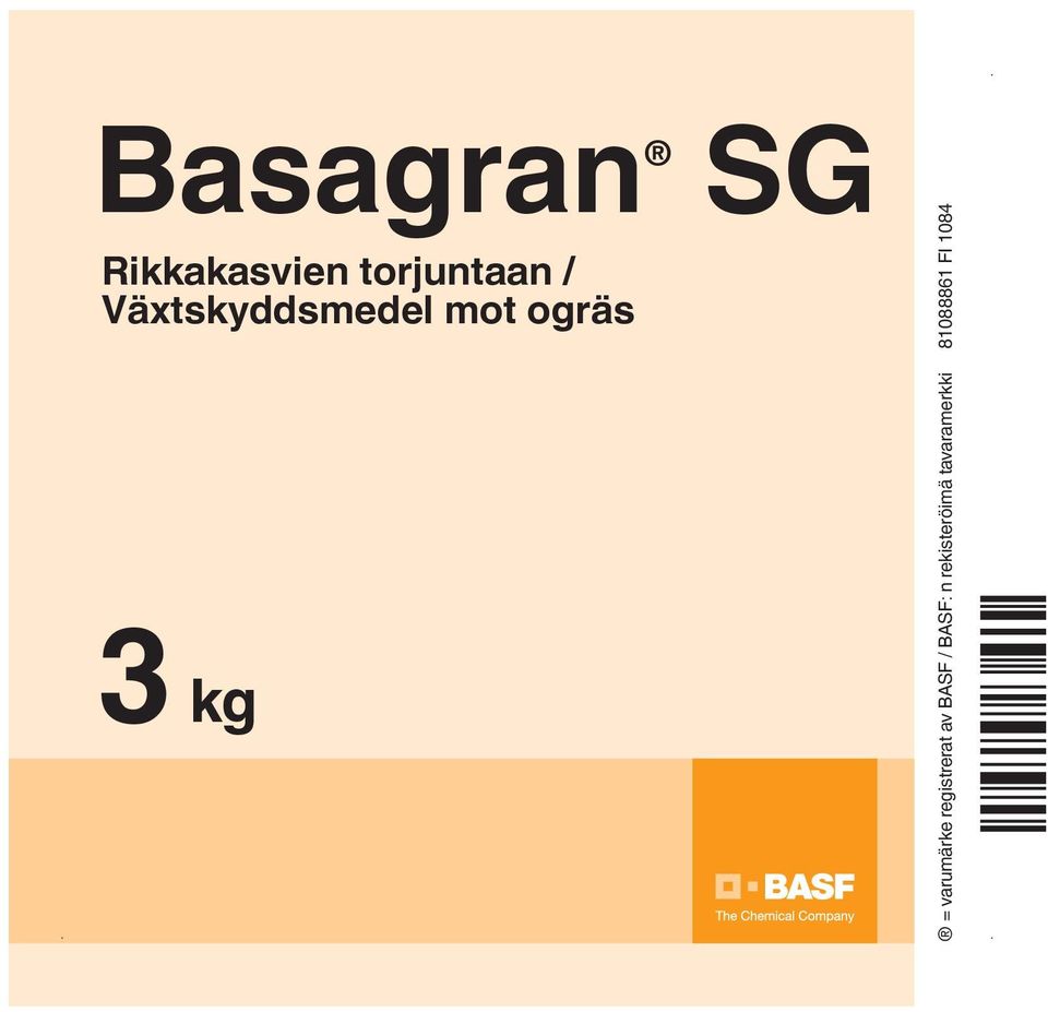 varumärke registrerat av BASF / BASF: