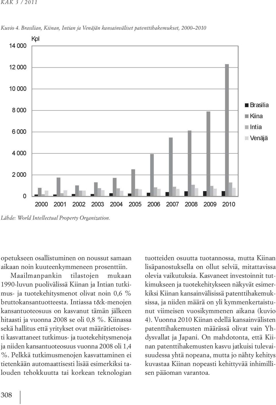 Maailmanpankin tilastojen mukaan 199-luvun puolivälissä n ja n tutkimus- ja tuotekehitysmenot olivat noin,6 % bruttokansantuotteesta.