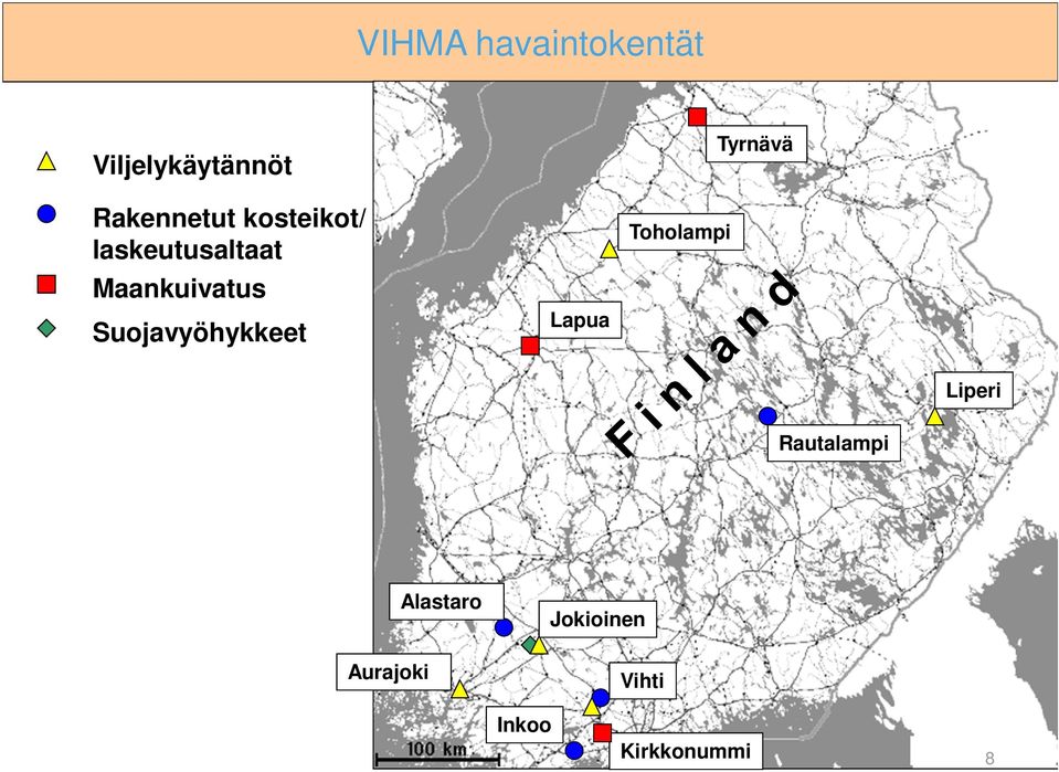 Suojavyöhykkeet Lapua Toholampi Tyrnävä Liperi