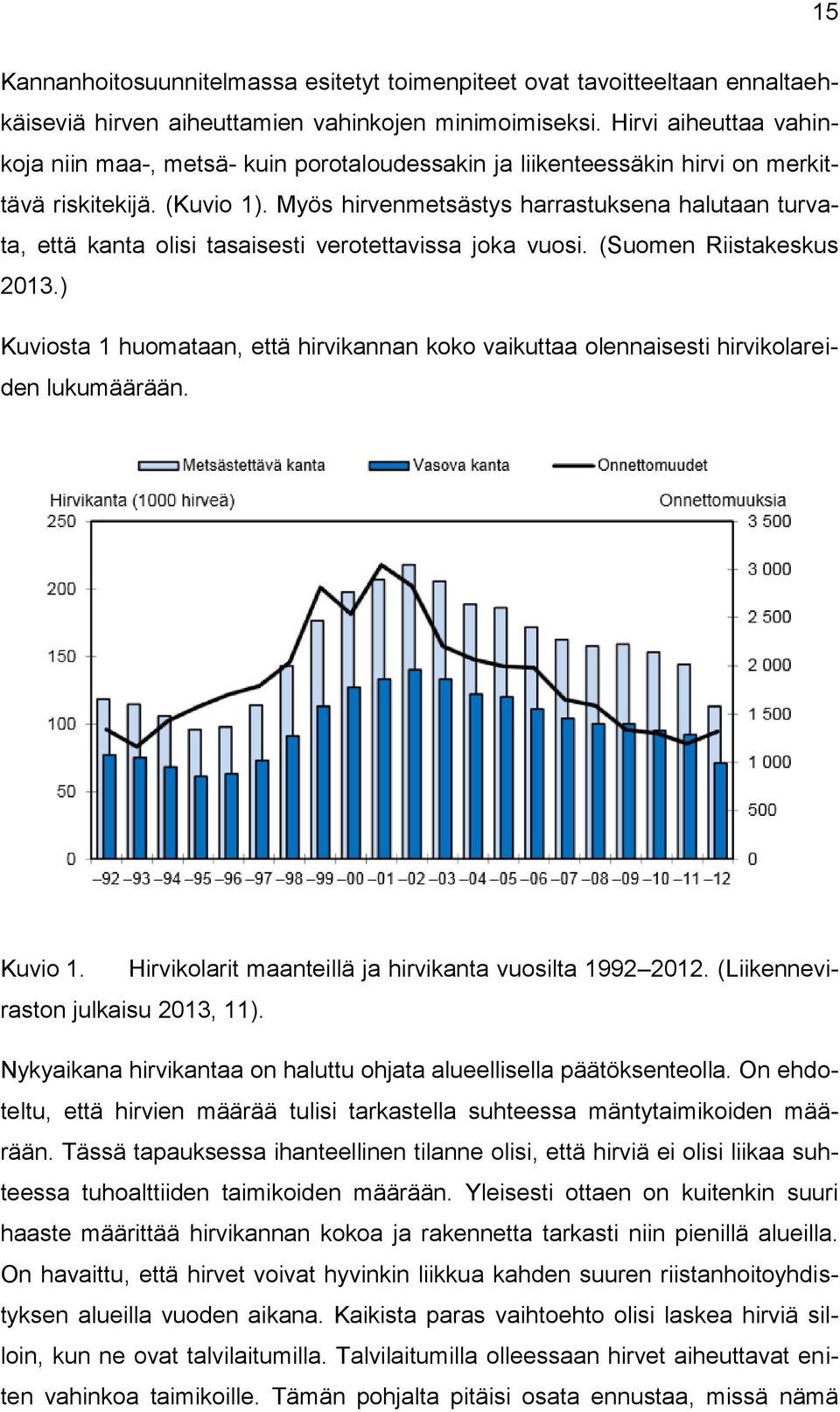 Myös hirvenmetsästys harrastuksena halutaan turvata, että kanta olisi tasaisesti verotettavissa joka vuosi. (Suomen Riistakeskus 2013.