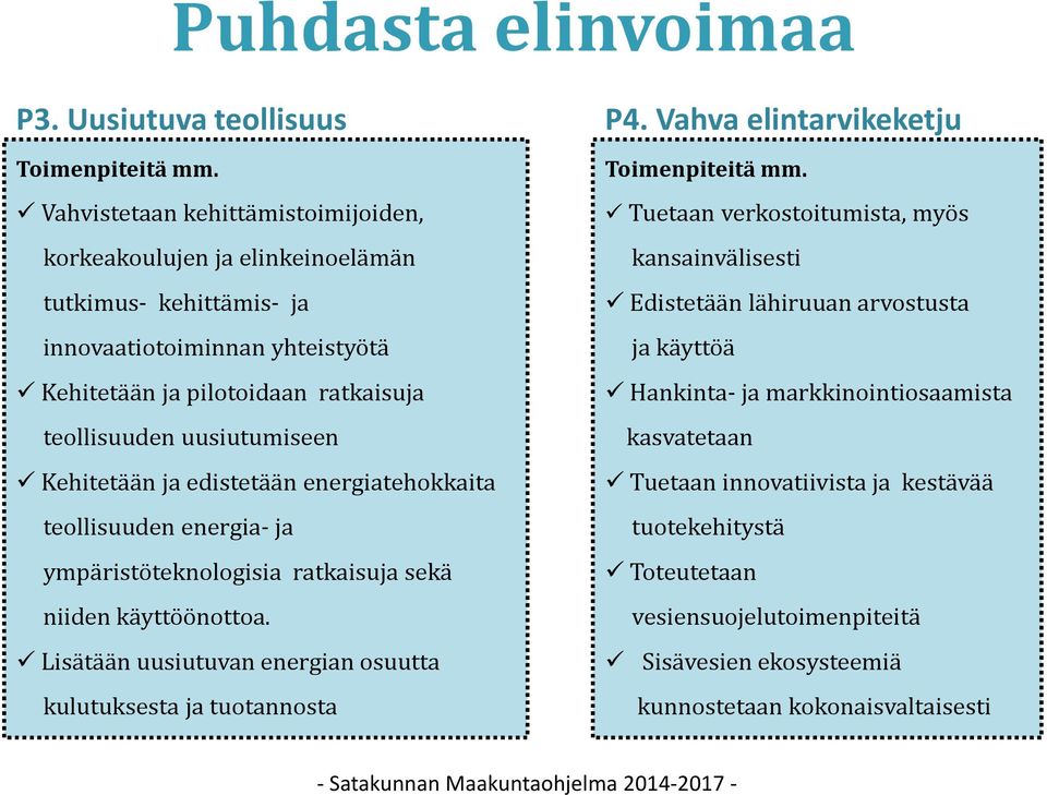 Kehitetään ja edistetään energiatehokkaita teollisuuden energia-ja ympäristöteknologisia ratkaisuja sekä niiden käyttöönottoa.