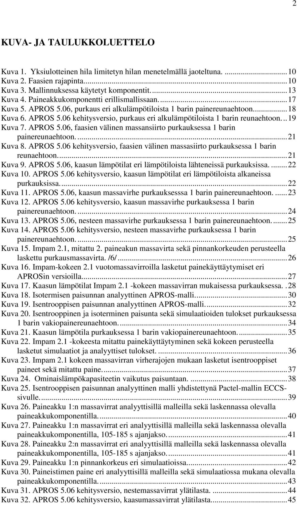 ..19 Kuva 7. APROS 5.06, faasien välinen massansiirto purkauksessa 1 barin painereunaehtoon....21 Kuva 8. APROS 5.06 kehitysversio, faasien välinen massasiirto purkauksessa 1 barin reunaehtoon.