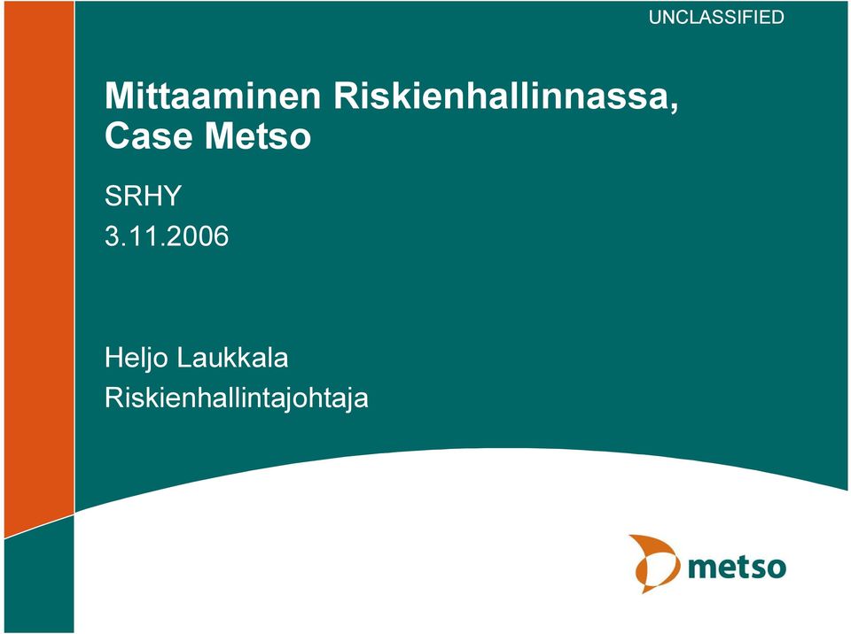 Case Metso SRHY 3.11.