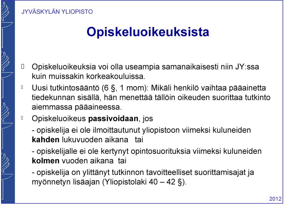 pääaineessa.