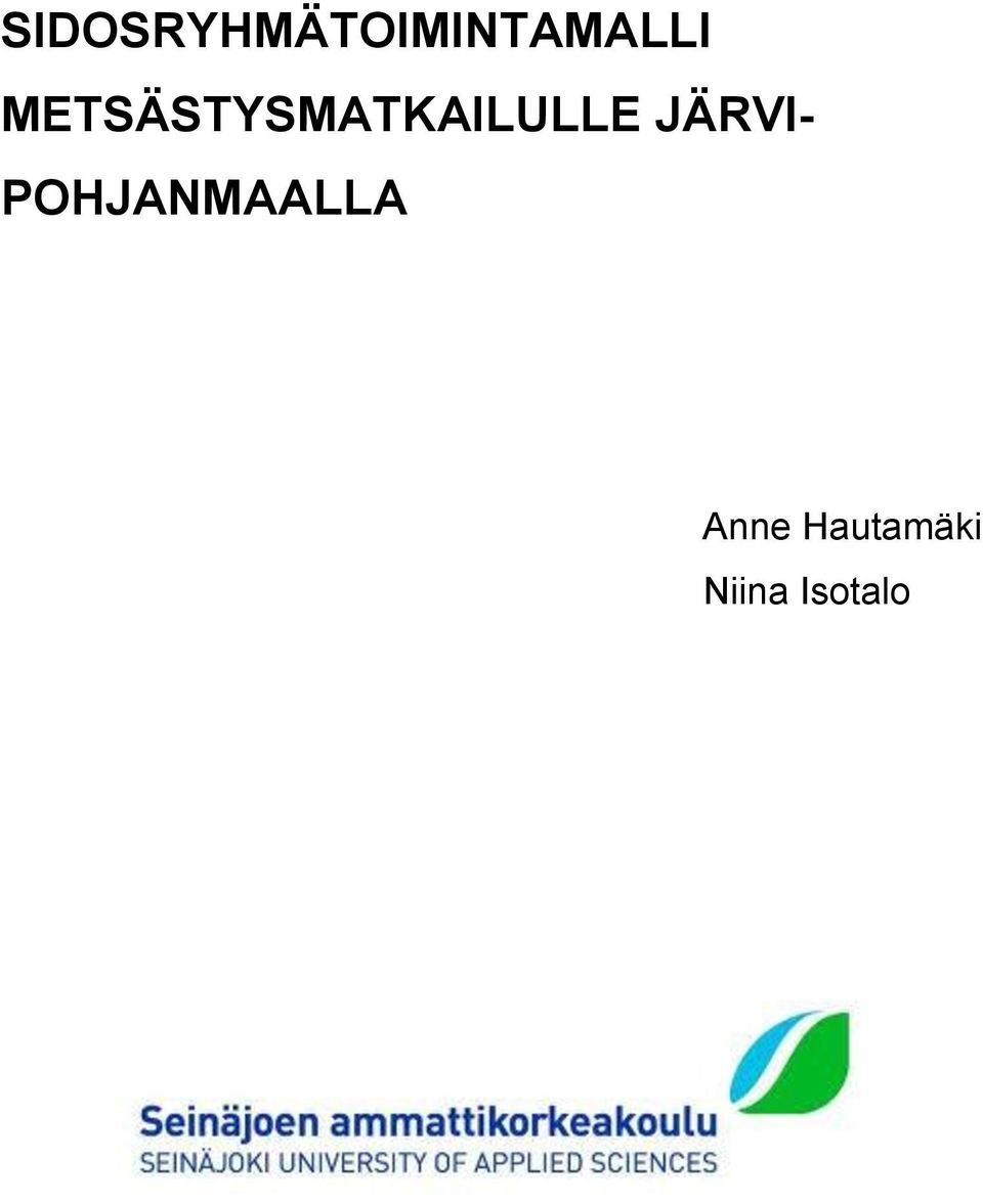 JÄRVI- POHJANMAALLA