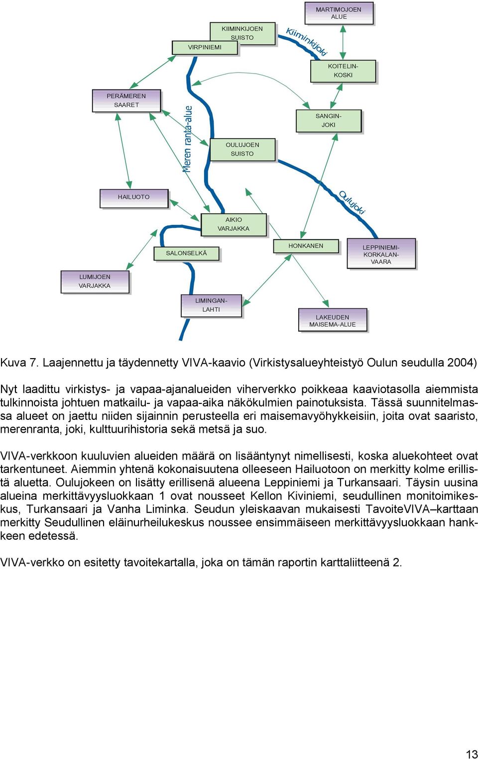 VARJAKKA VARJAKKA LIMINGANLIMINGANLAHTI LAHTI LAKEUDEN LAKEUDEN MAISEMA-ALUE MAISEMA-ALUE Kuva 7.