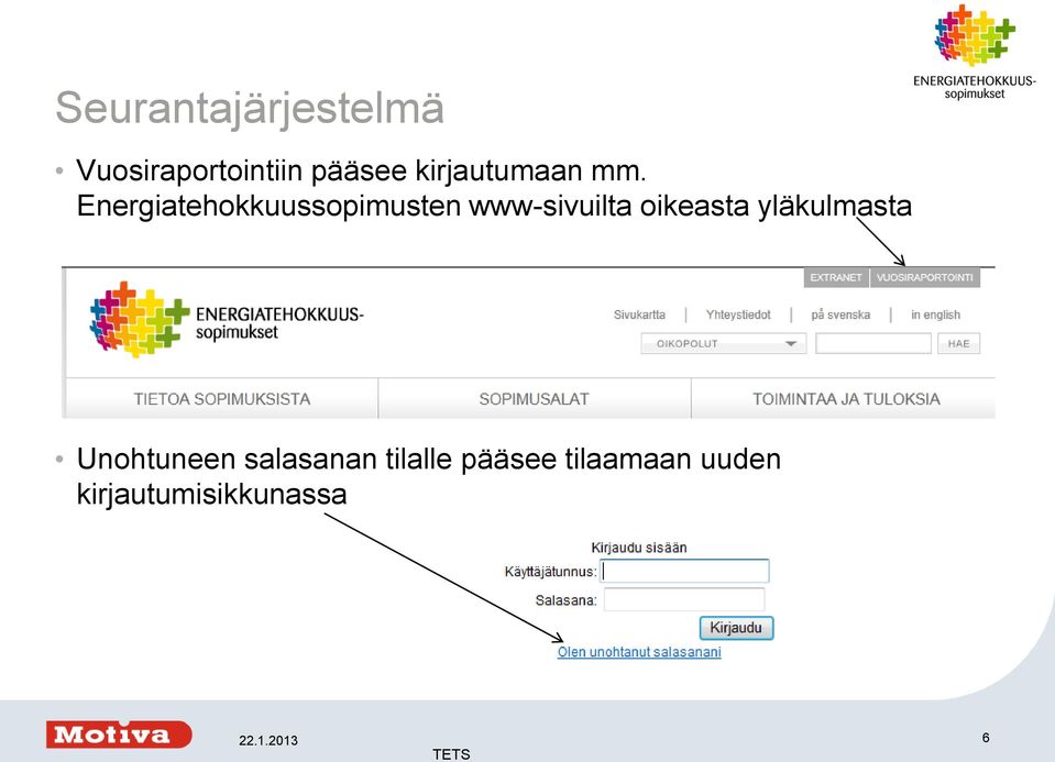 Energiatehokkuussopimusten www-sivuilta oikeasta