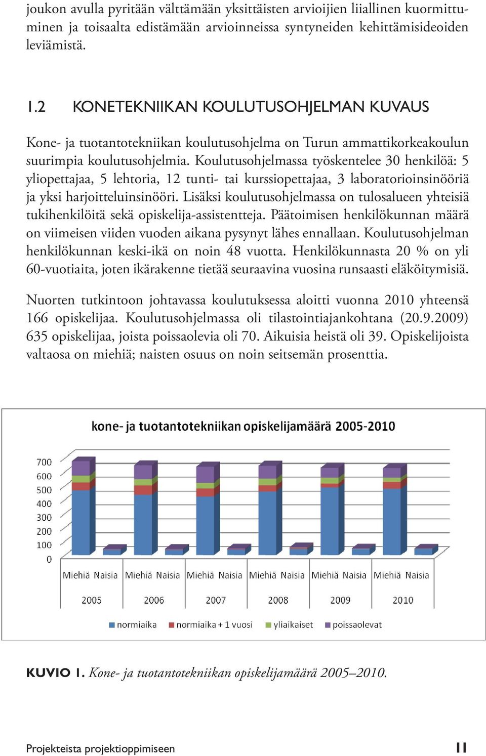 Koulutusohjelmassa työskentelee 30 henkilöä: 5 yliopettajaa, 5 lehtoria, 12 tunti- tai kurssiopettajaa, 3 laboratorioinsinööriä ja yksi harjoitteluinsinööri.