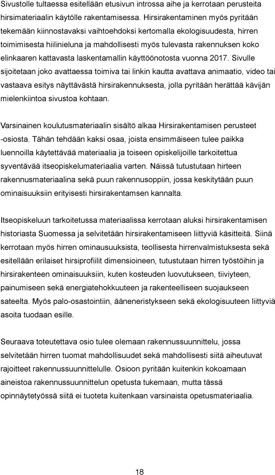 kattavasta laskentamallin käyttöönotosta vuonna 2017.