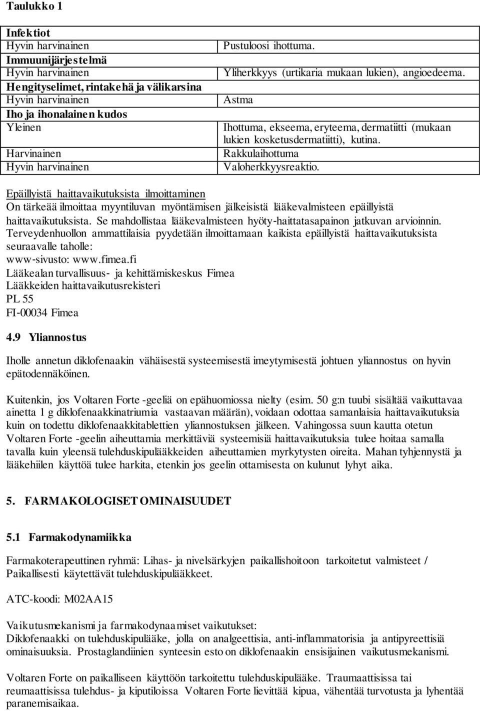 Epäillyistä haittavaikutuksista ilmoittaminen On tärkeää ilmoittaa myyntiluvan myöntämisen jälkeisistä lääkevalmisteen epäillyistä haittavaikutuksista.